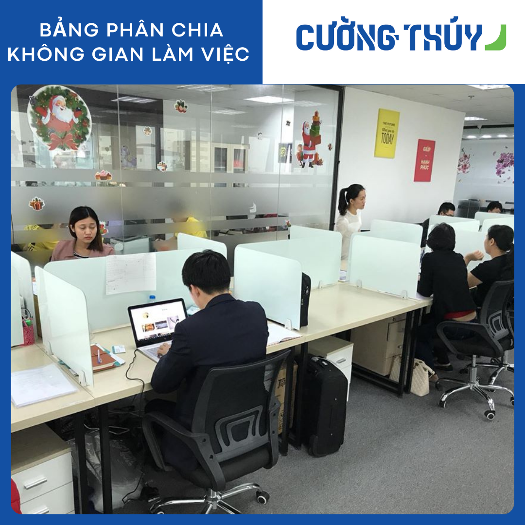 Bảng Phân Chia Không Gian Bàn Làm Việc