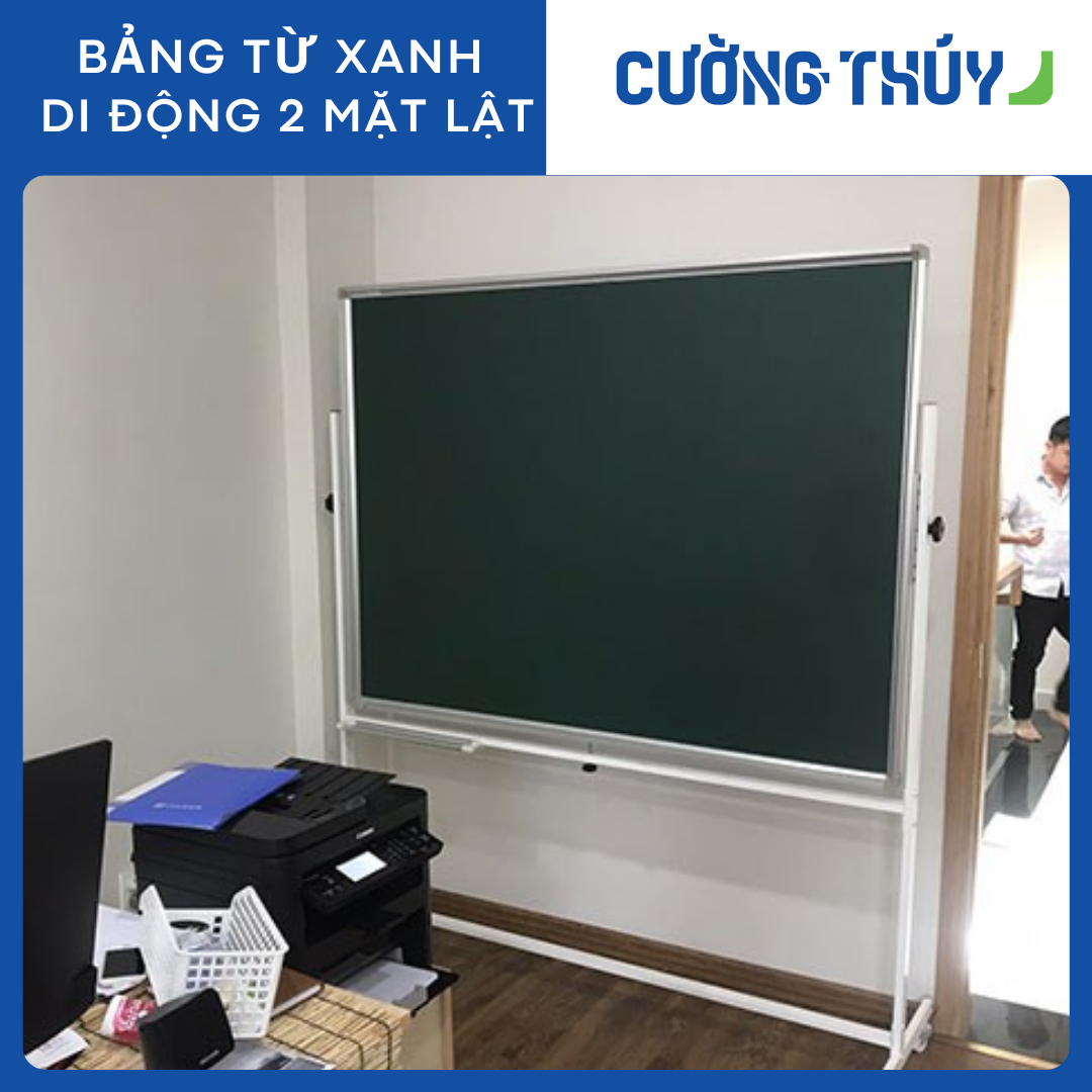 Bảng Từ Xanh Di Động 2 Mặt Lật