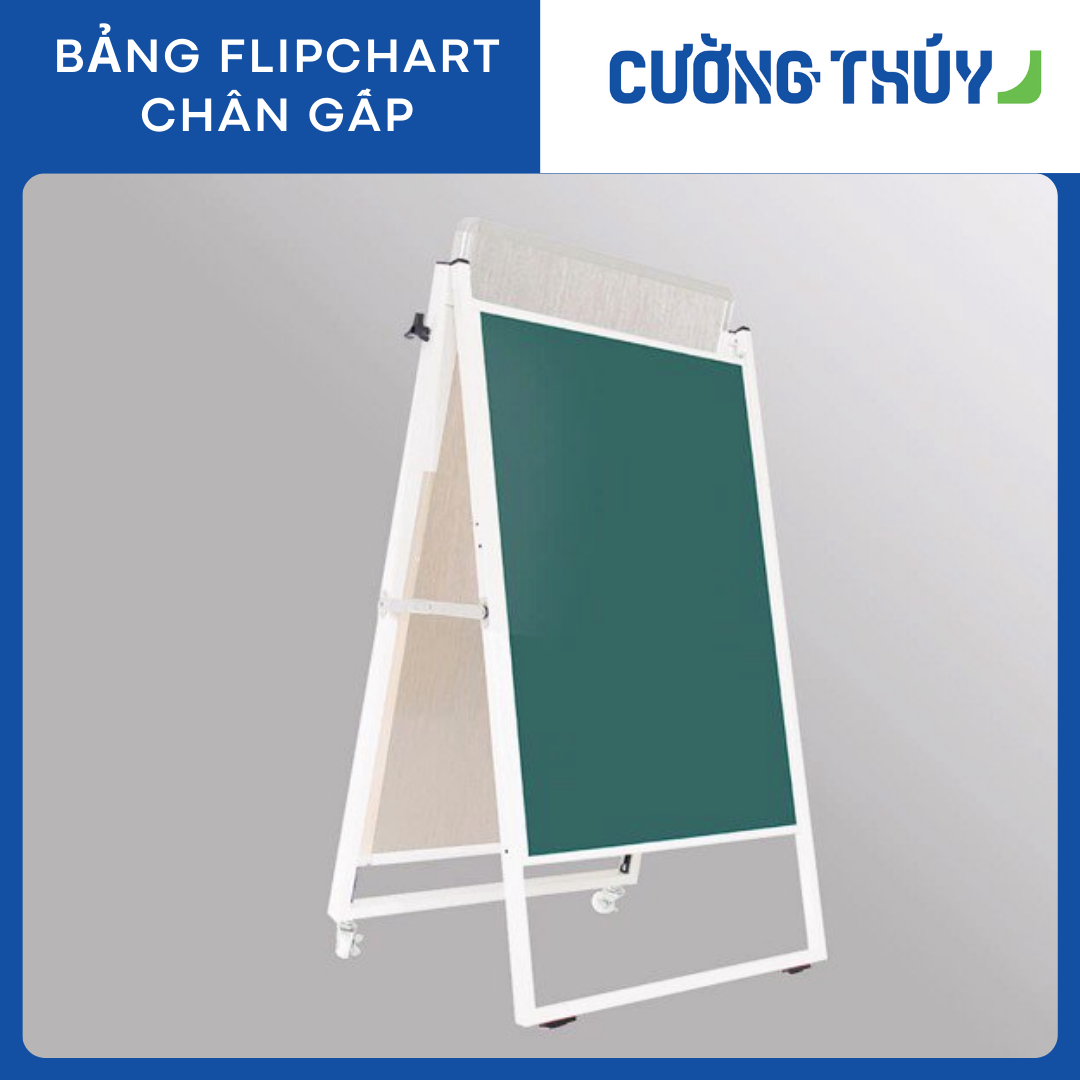 Bảng Flipchart Đa Dụng 2 Mặt Xanh - Trắng