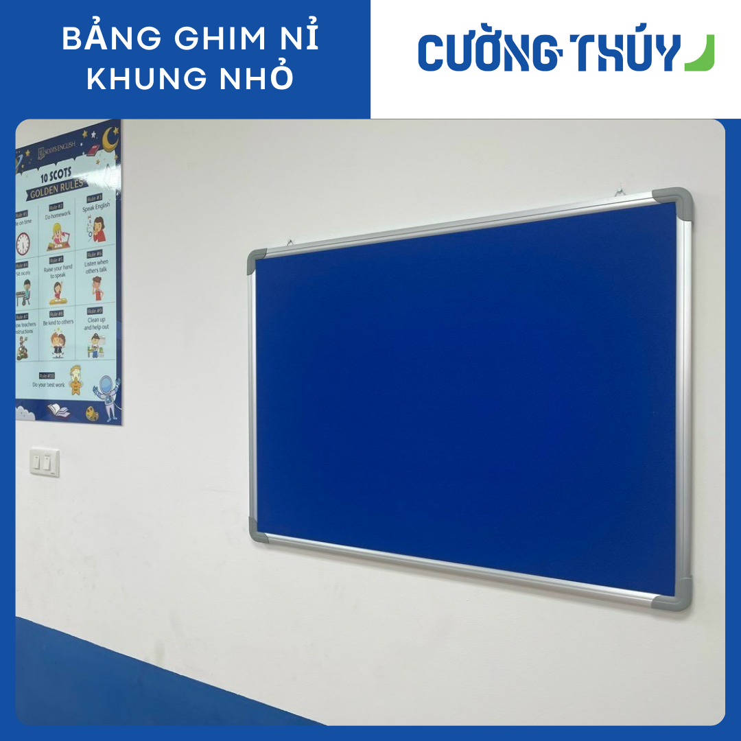 Bảng Ghim Nỉ Cố Định Khung Nhỏ CT13