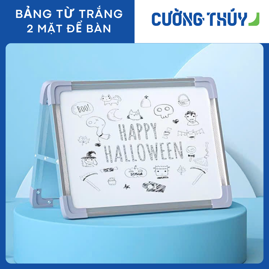 Bảng Từ Trắng Để Bàn 2 Mặt Cho Trẻ Em