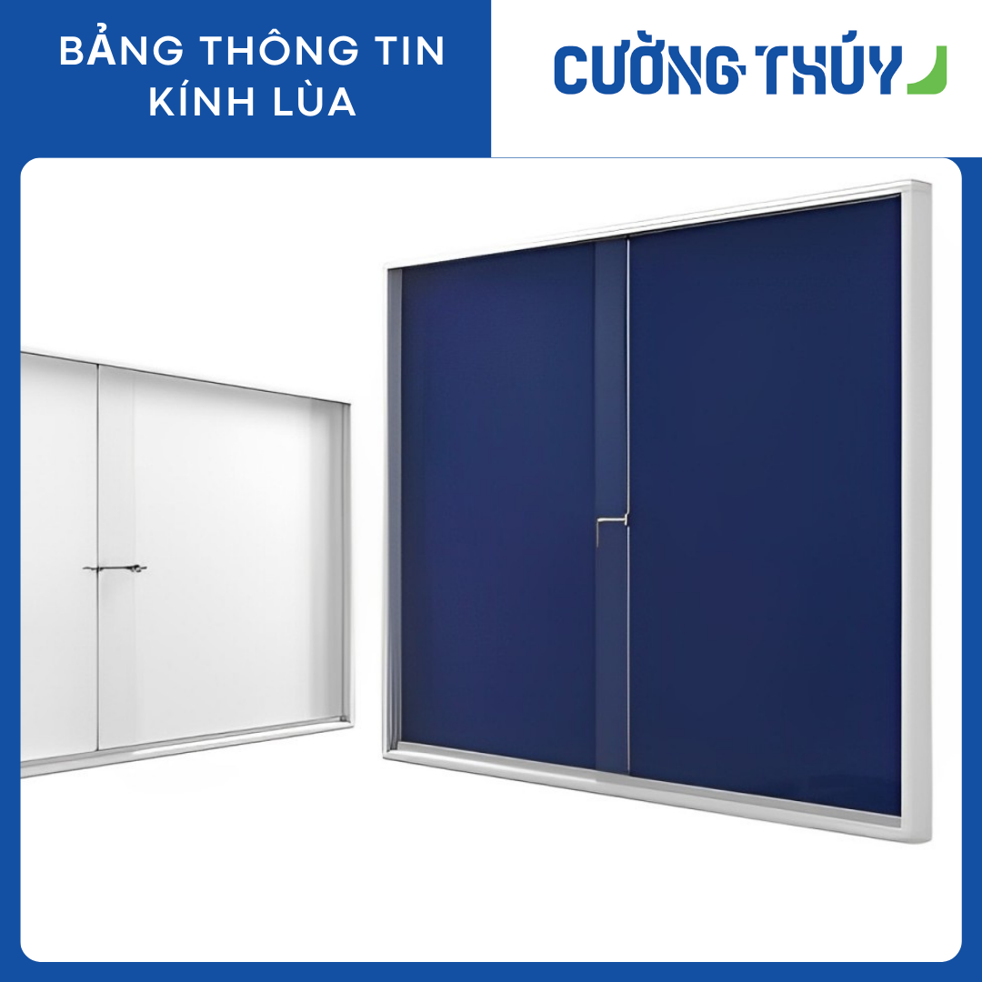 Bảng Thông Tin Kính Lùa Treo Tường